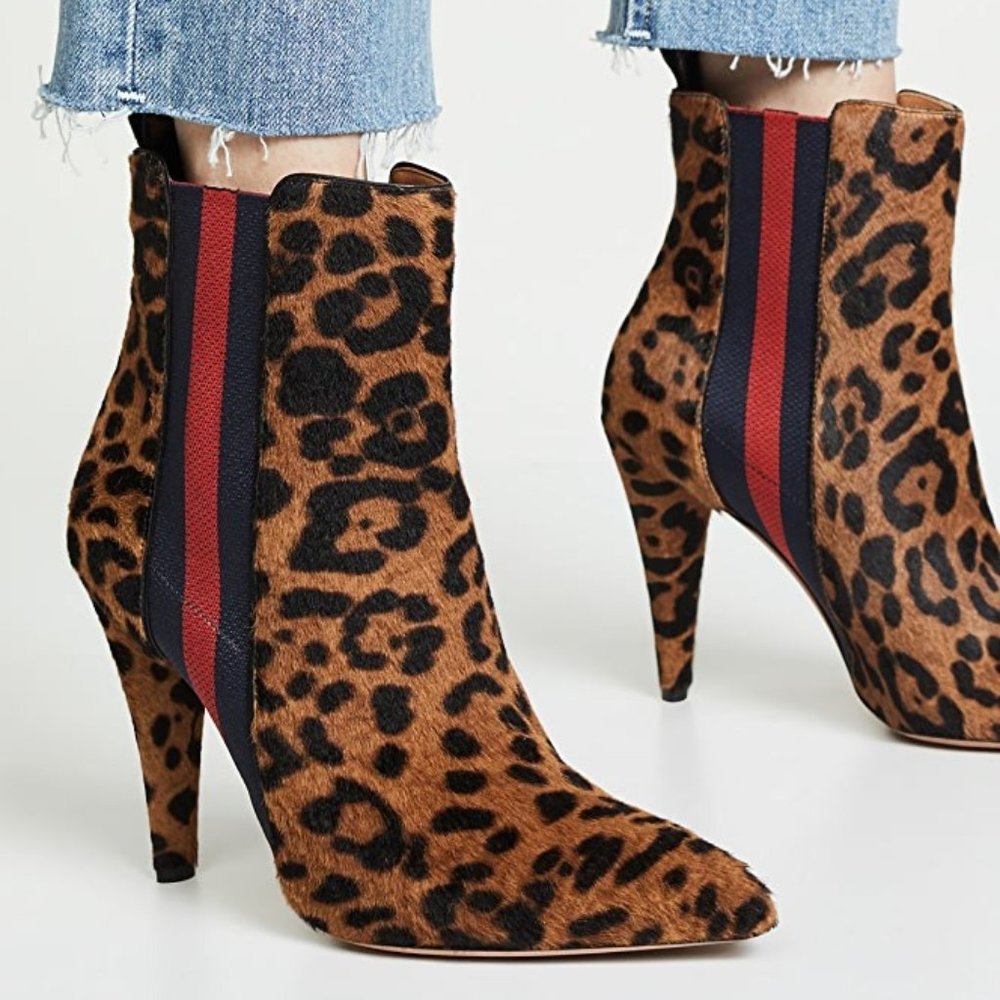 NWT Veronica Beard Fallon Boots Leopard 9.5